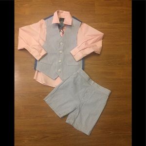 Little Boys Nautica Seersucker Suit Set